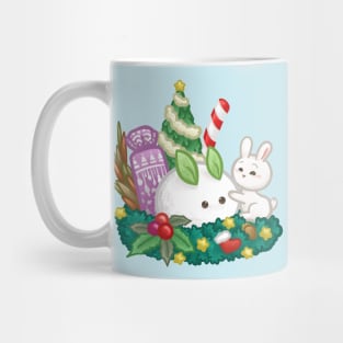 Bunny Christmas Snow Mug